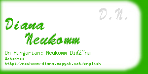 diana neukomm business card